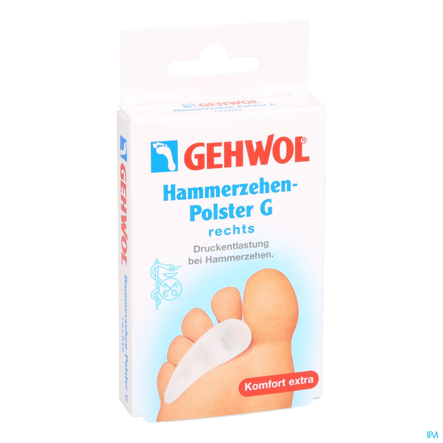 Gehwol Hammerzehenpolster G rechts