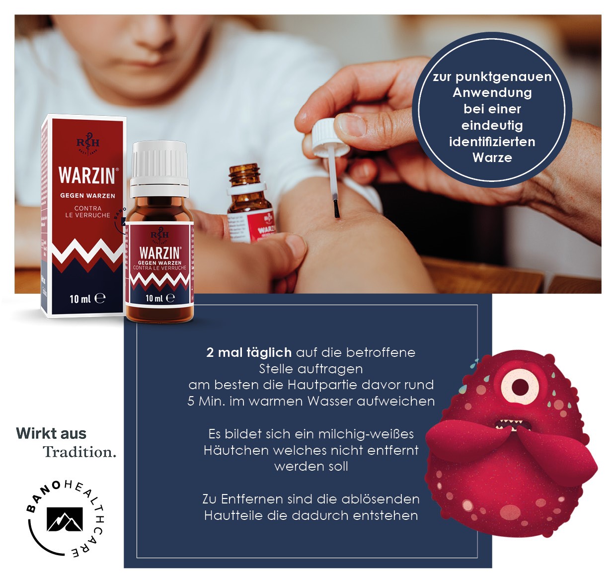 Warzin Tinktur gegen Warzen