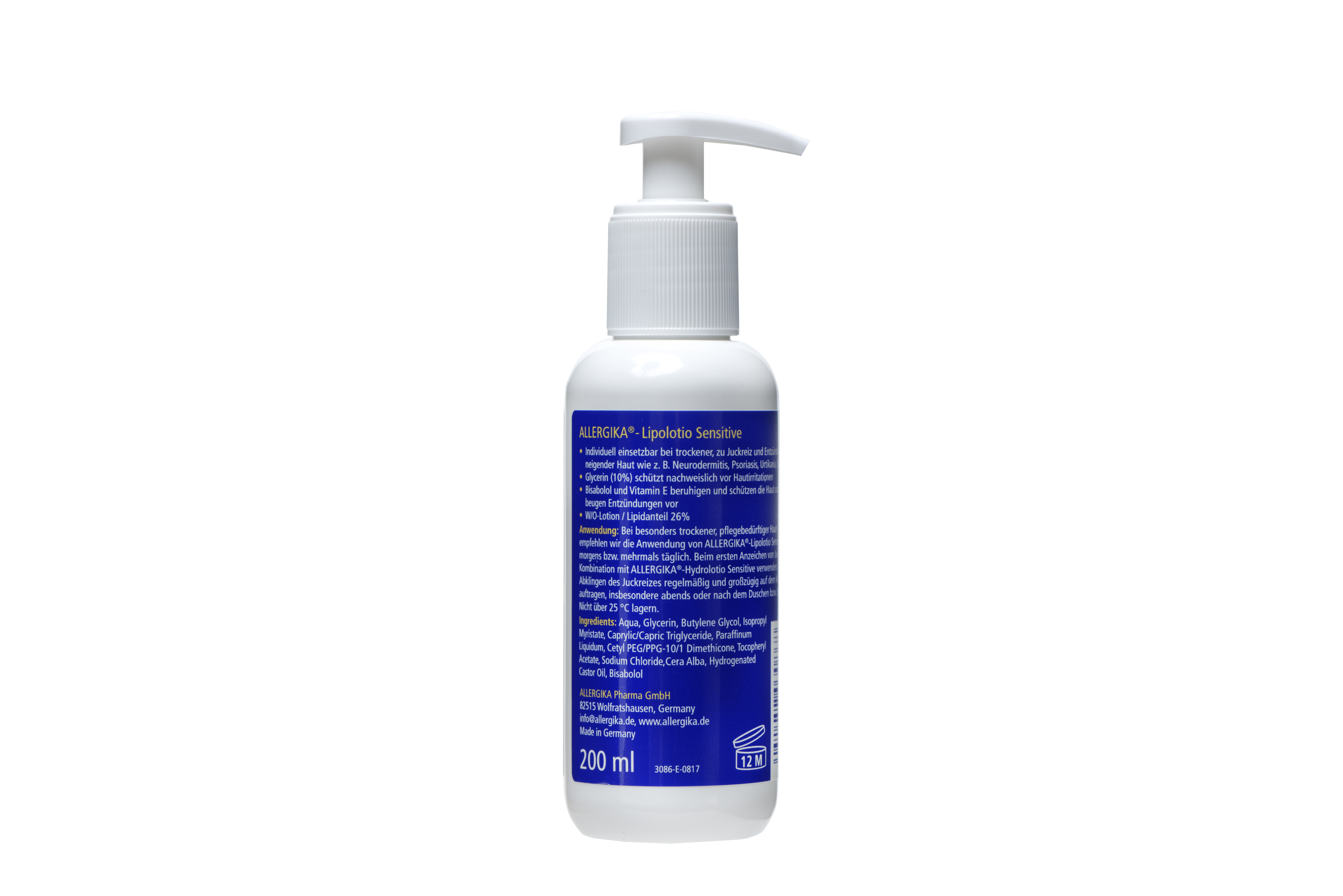 ALLERGIKA®- Lipolotio Sensitive Repair 500mL