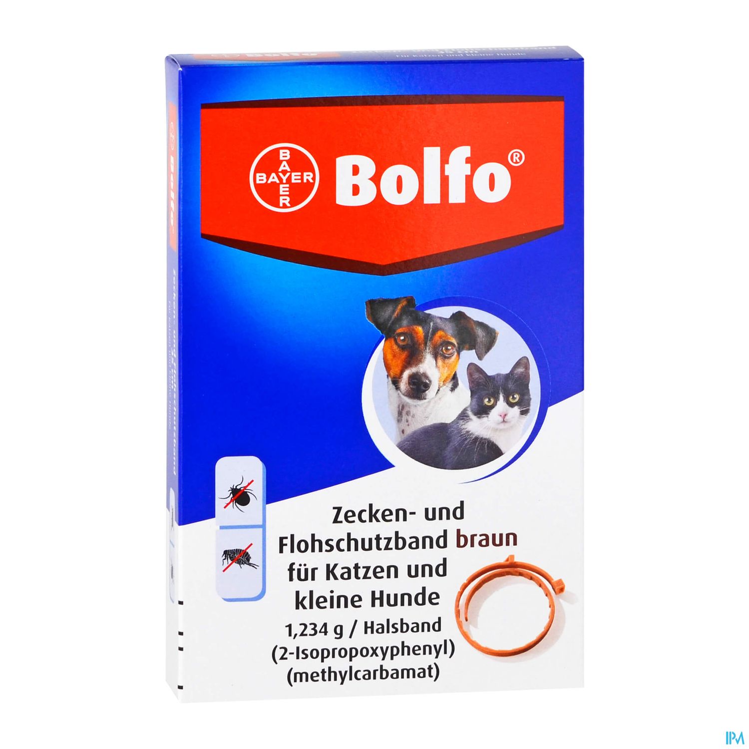 Bolfo Halsband F Katzen U.kl.hunde 1,23g 38cm 1st