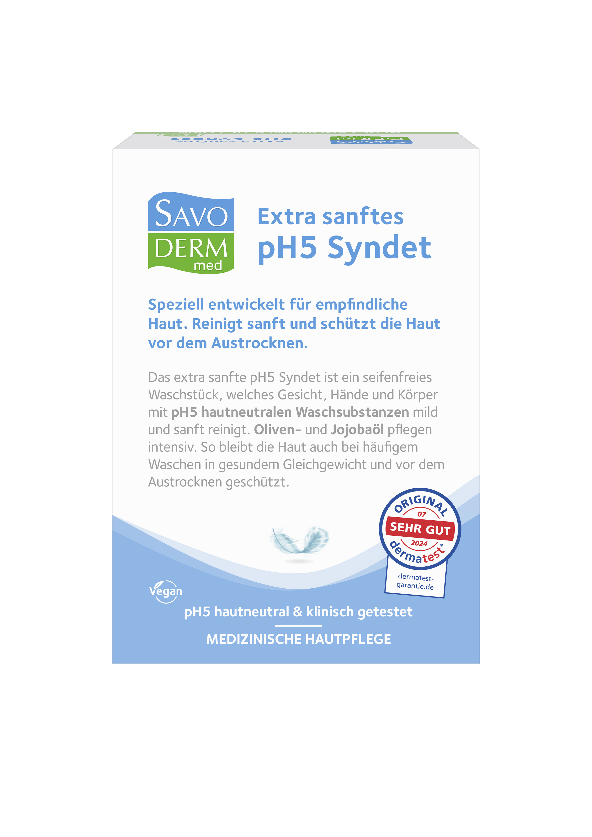 Savoderm med empfindliche Haut Extra sanftes pH5 Syndet 100g