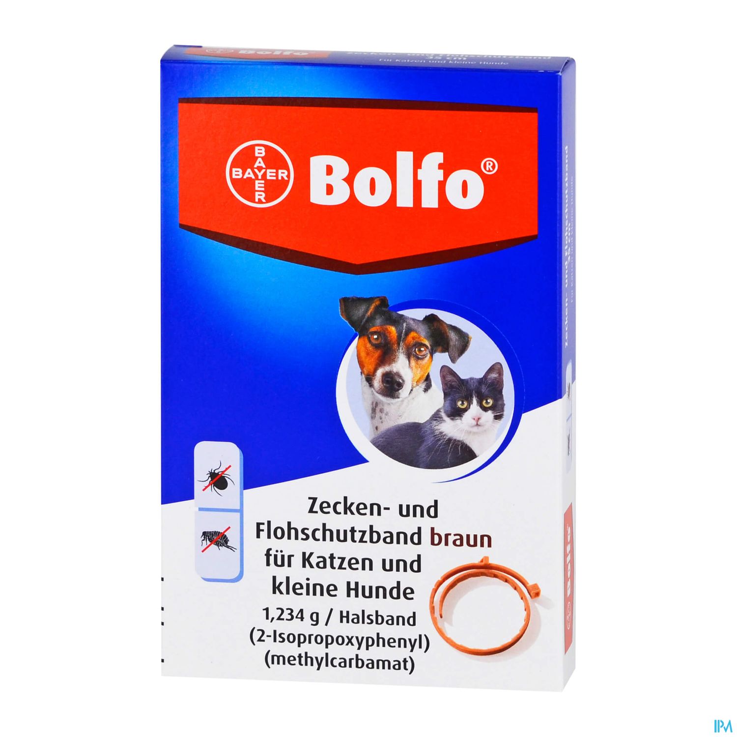 Bolfo Halsband F Katzen U.kl.hunde 1,23g 38cm 1st