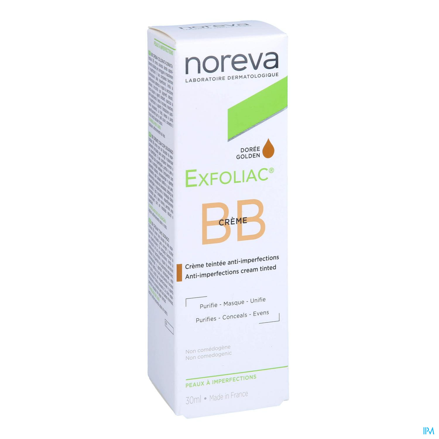 Noreva Exfoliac Getönte Bb-creme Dunkel 40ml