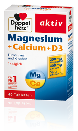 Doppelherz Magnesium + Calcium + D3