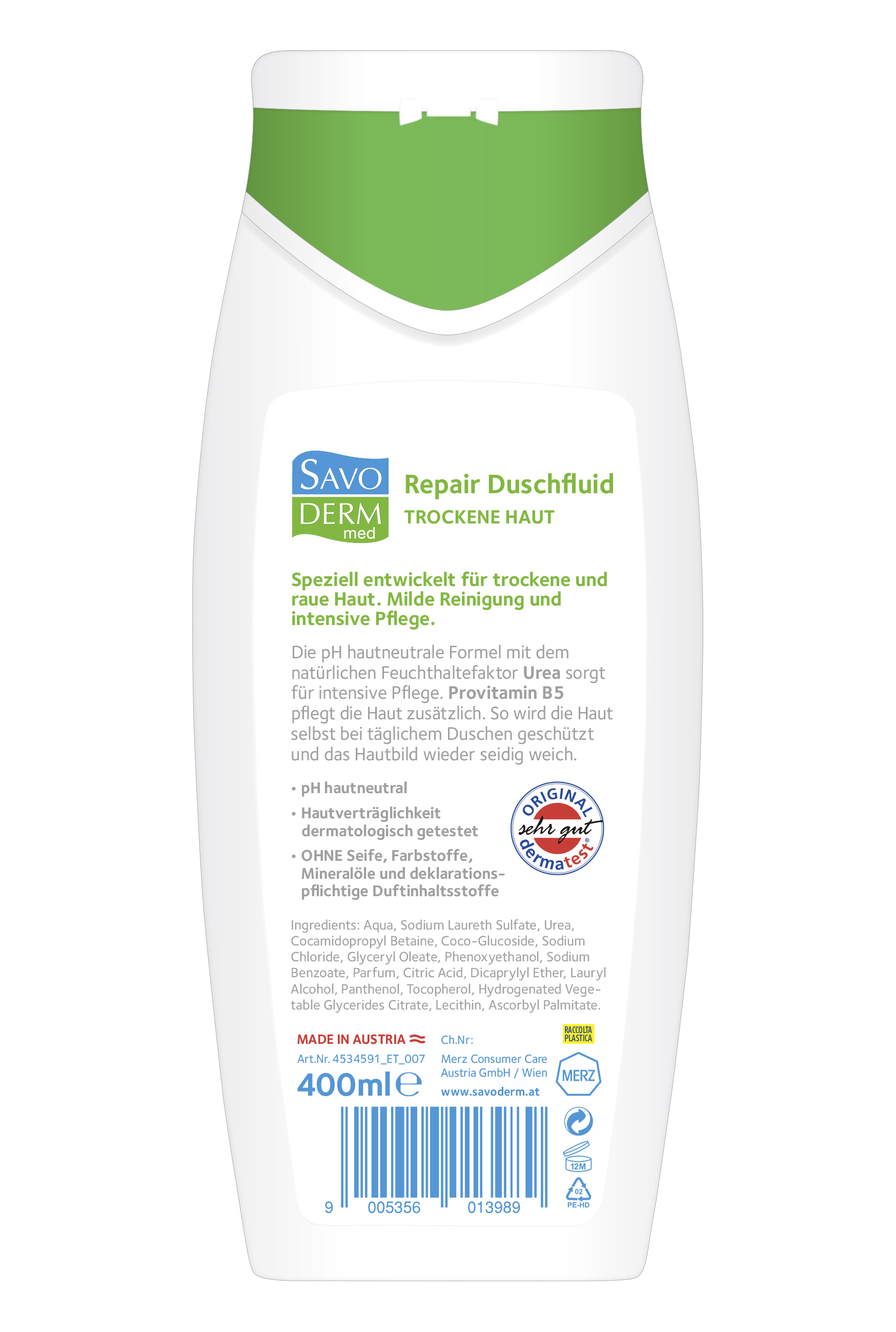 SAVODERM MED Repair Duschfluid trockene Haut
