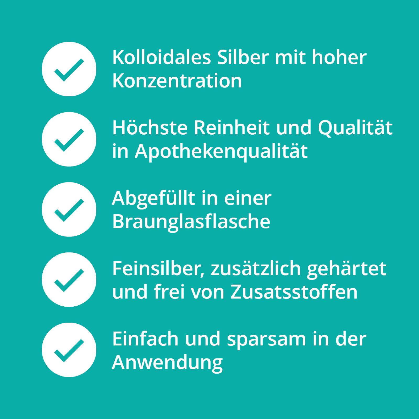 Kolloidales Silber Spray 25PPM