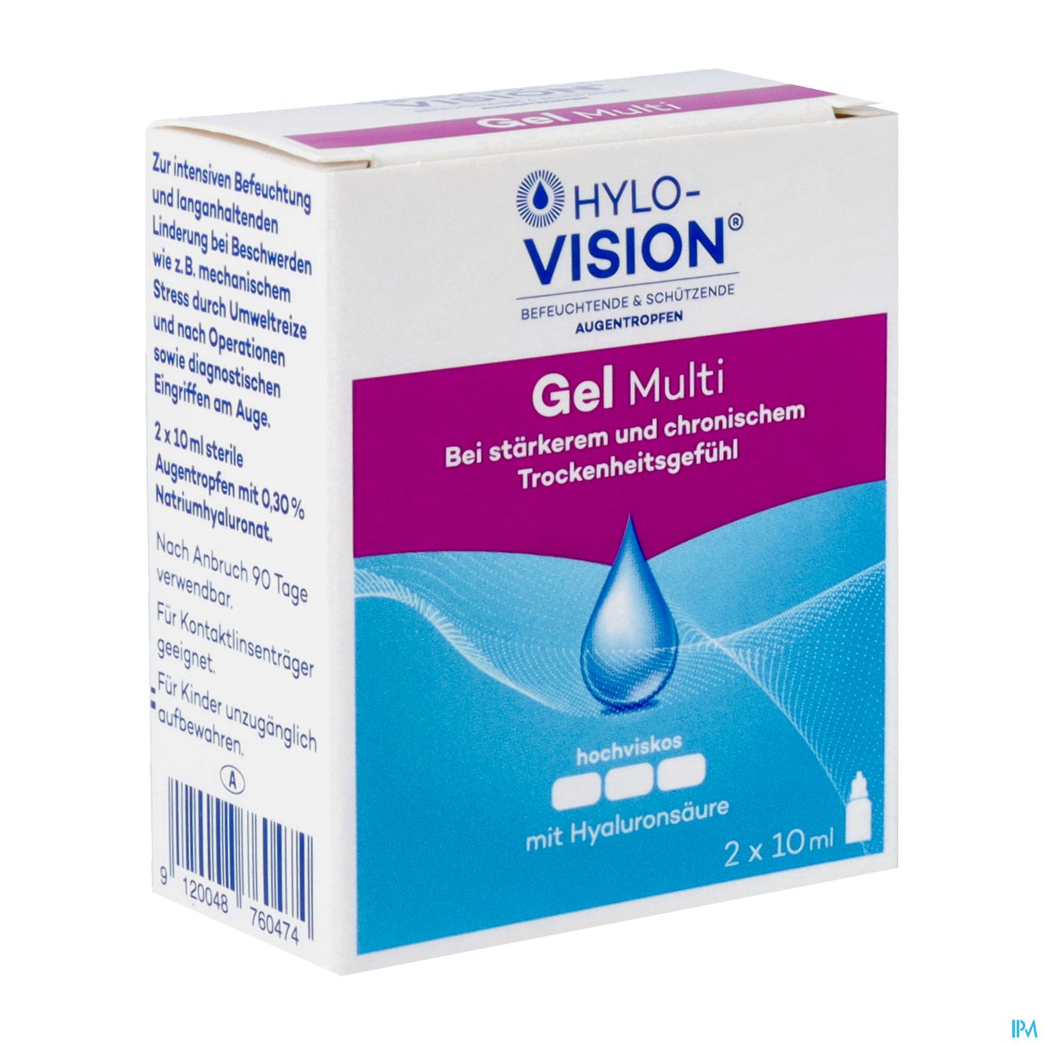 Augentropfen Hylo-vision Gel Multi 10ml 2st