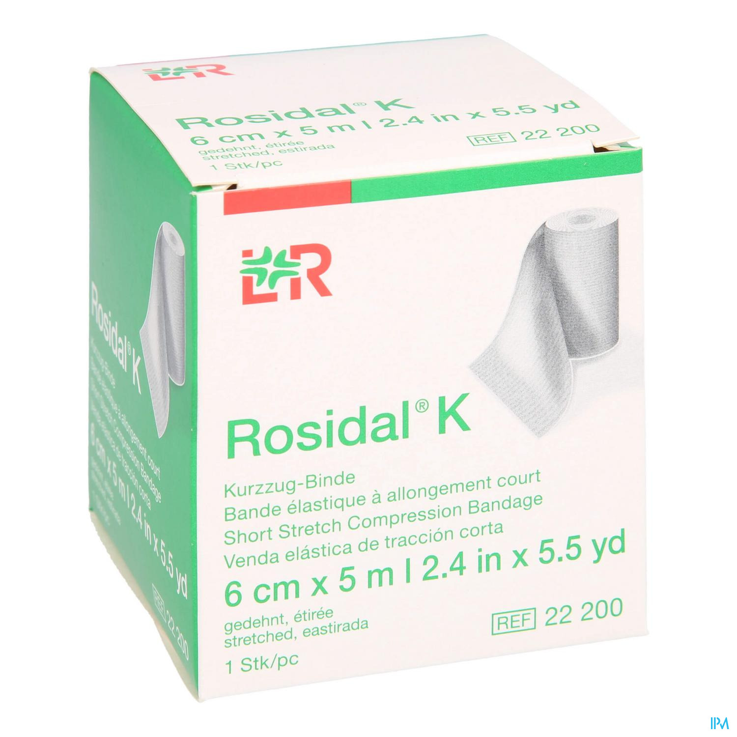 Elastische Binde Rosidal Kräftig 5mx 6cm