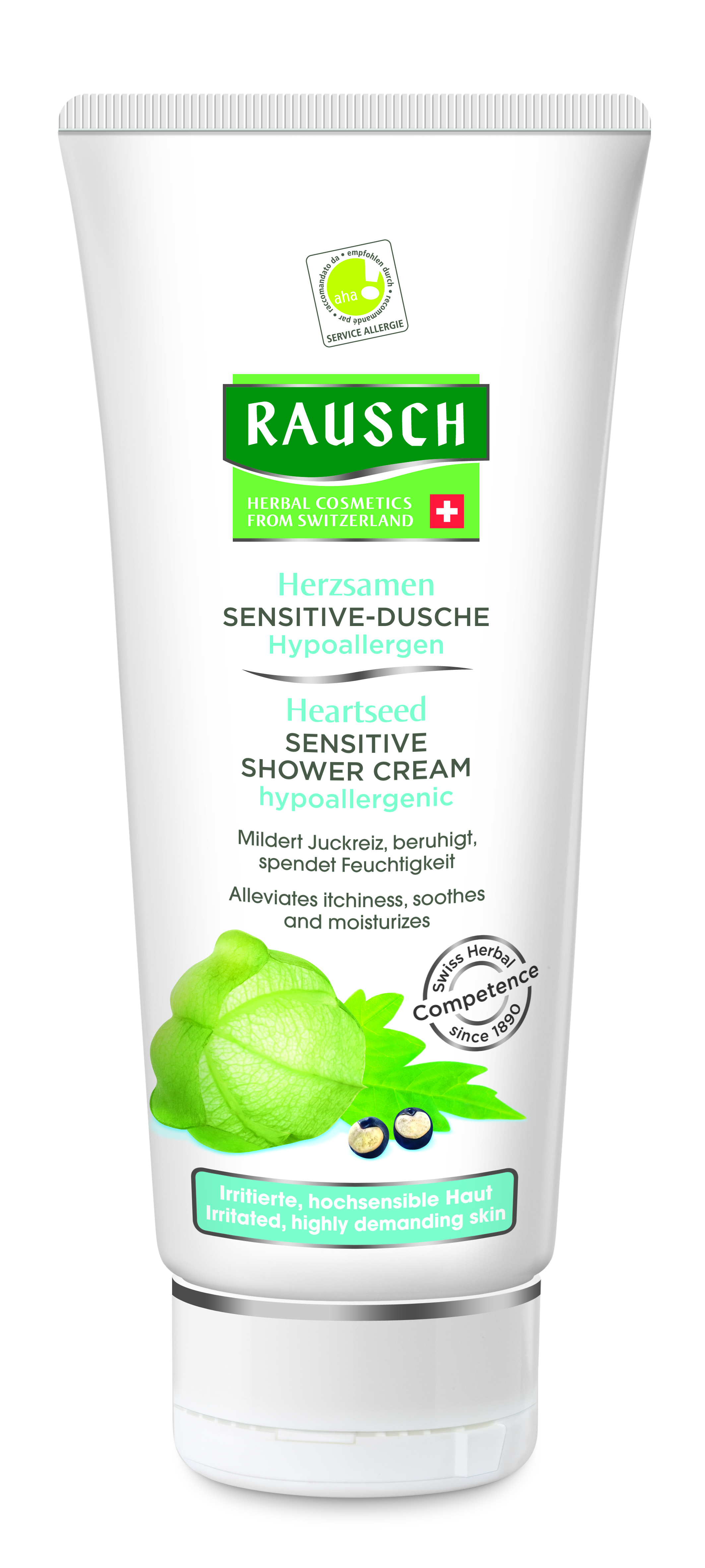 Rausch HHerzsamen Sensitive-Dusche Hypoallergen