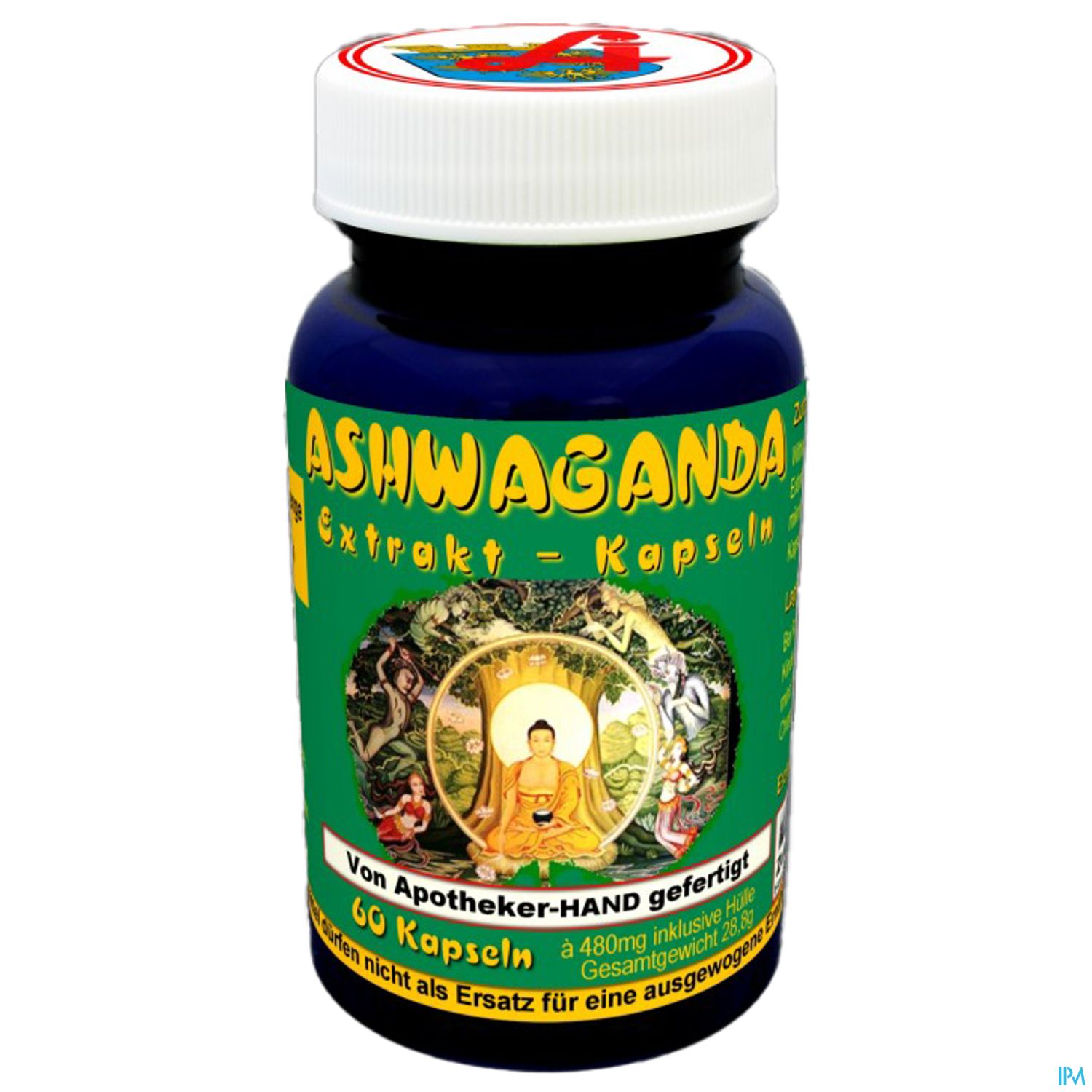 Ashwaganda Extrakt Kapseln Withania Somnifera 60st