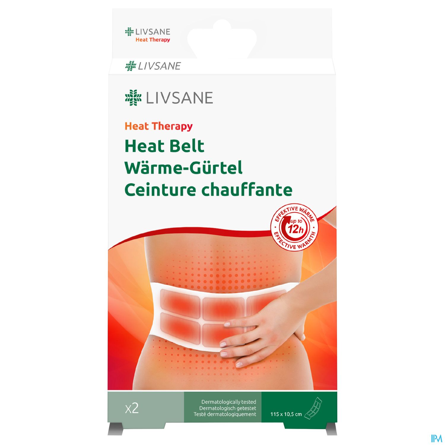 Kalt/warm Therapie Waermeguertel Livsane 2st