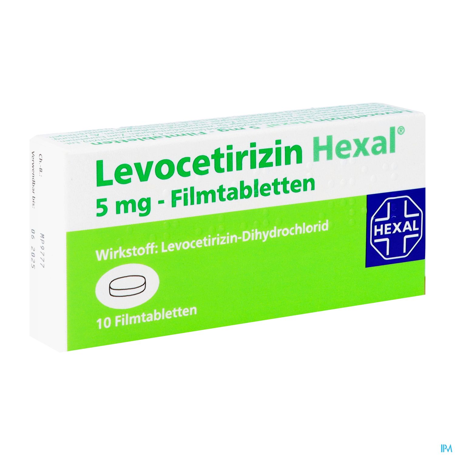LEVOCETIRIZIN HEX FTBL 5MG 10ST