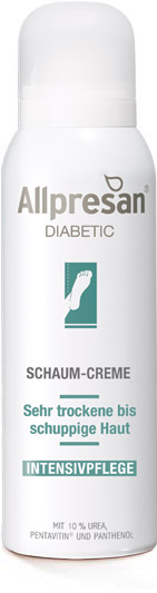 Allpresan diabetic Fuß Intensivpflege Schaum Creme