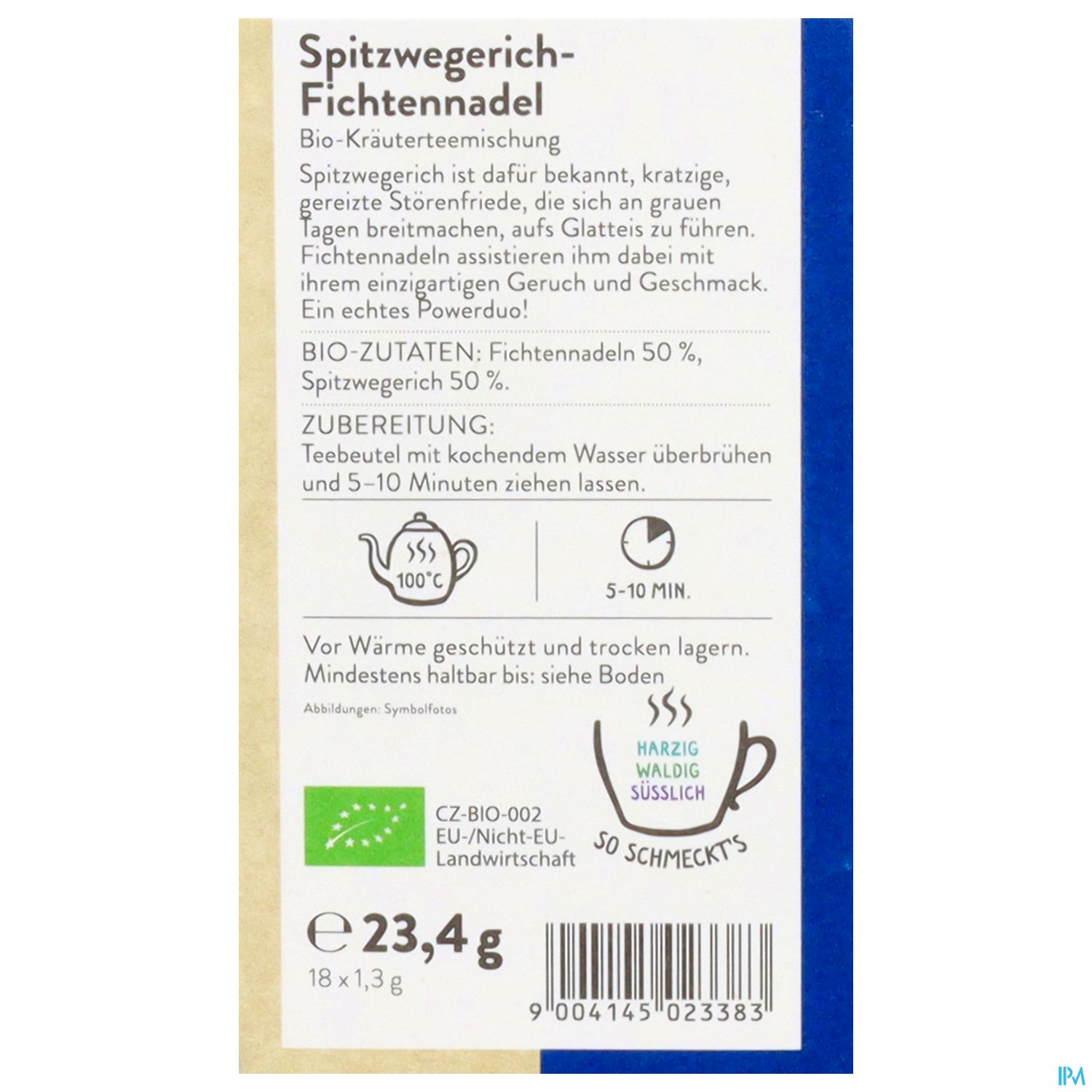 Sonnentor Aufgussbeutel/bio Spitzwegerich -fichtennadel 02338 18st