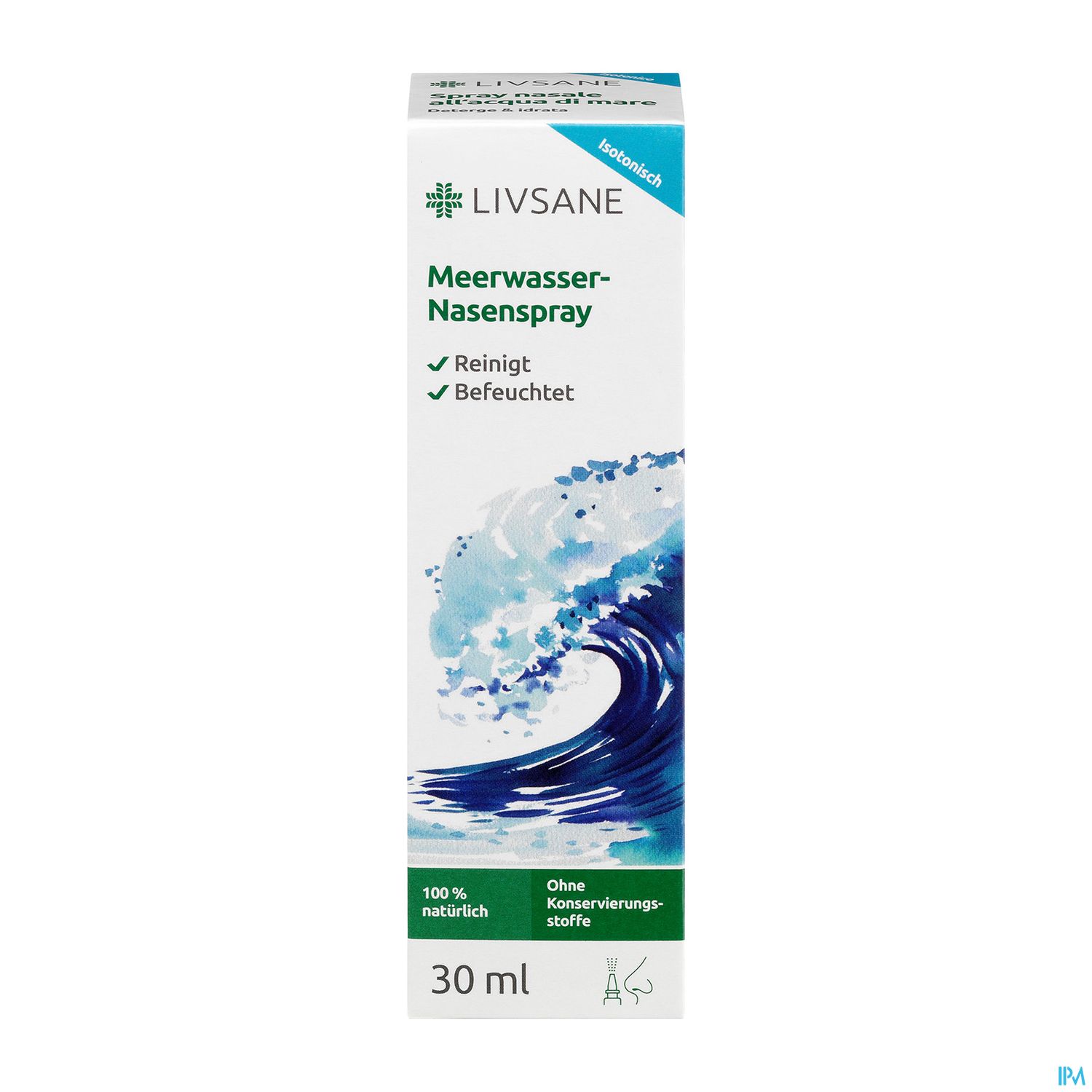 Nasen Spray Livsane Meerwasser Abschwellend 30ml