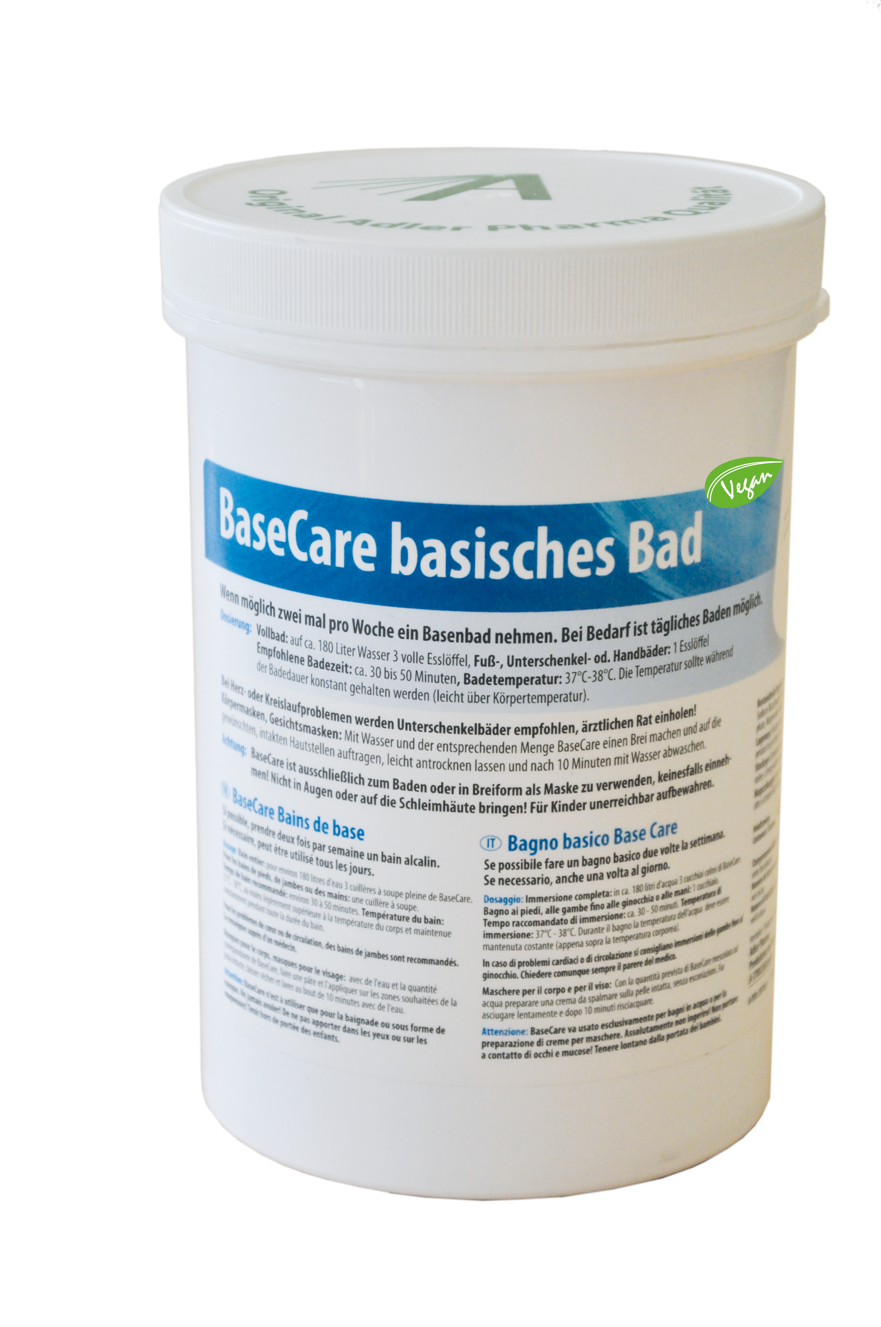 Adler Base Care basisches Mineralstoffbad