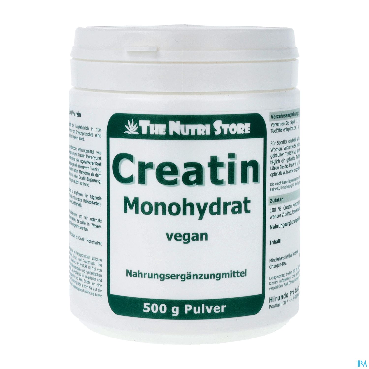 Creatin Monohydrat Pulver 100% Rein 500g