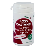Rosskastanie 100 mg + Rosmarin 250 mg Kapseln