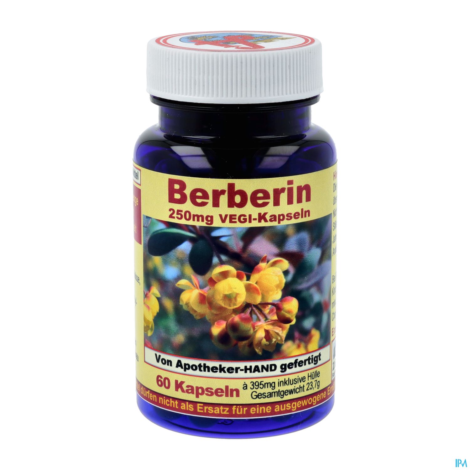 Berberin 250mg Vegikapseln 60st
