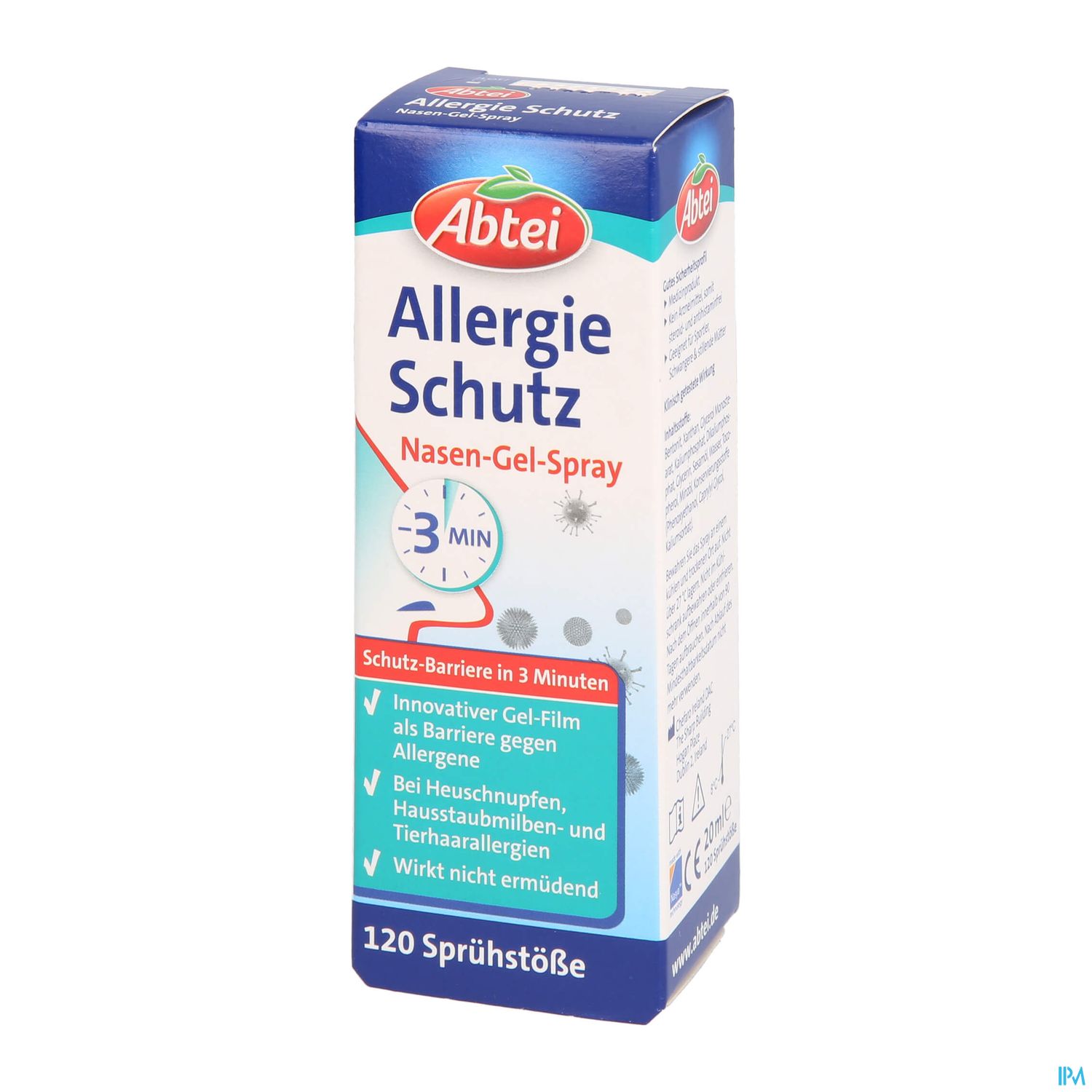 Abtei Allergie Schutz Nasen-gel Spray 50000 20ml
