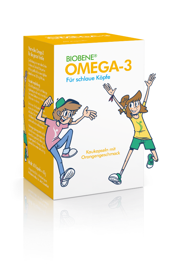 BIOBENE Omega-3 Für Schlaue Köpfe Kaukapseln