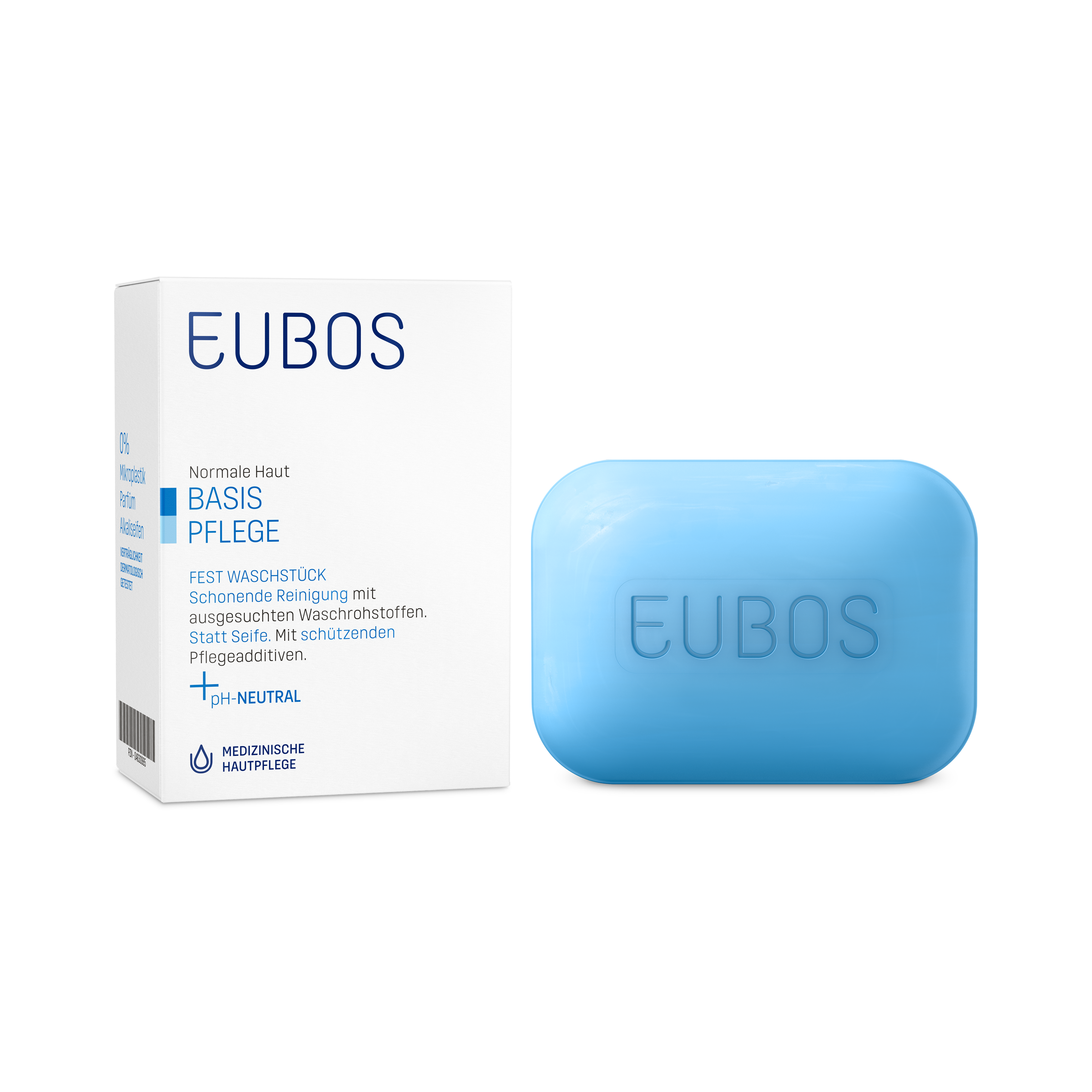 Eubos Waschstück blau 125g