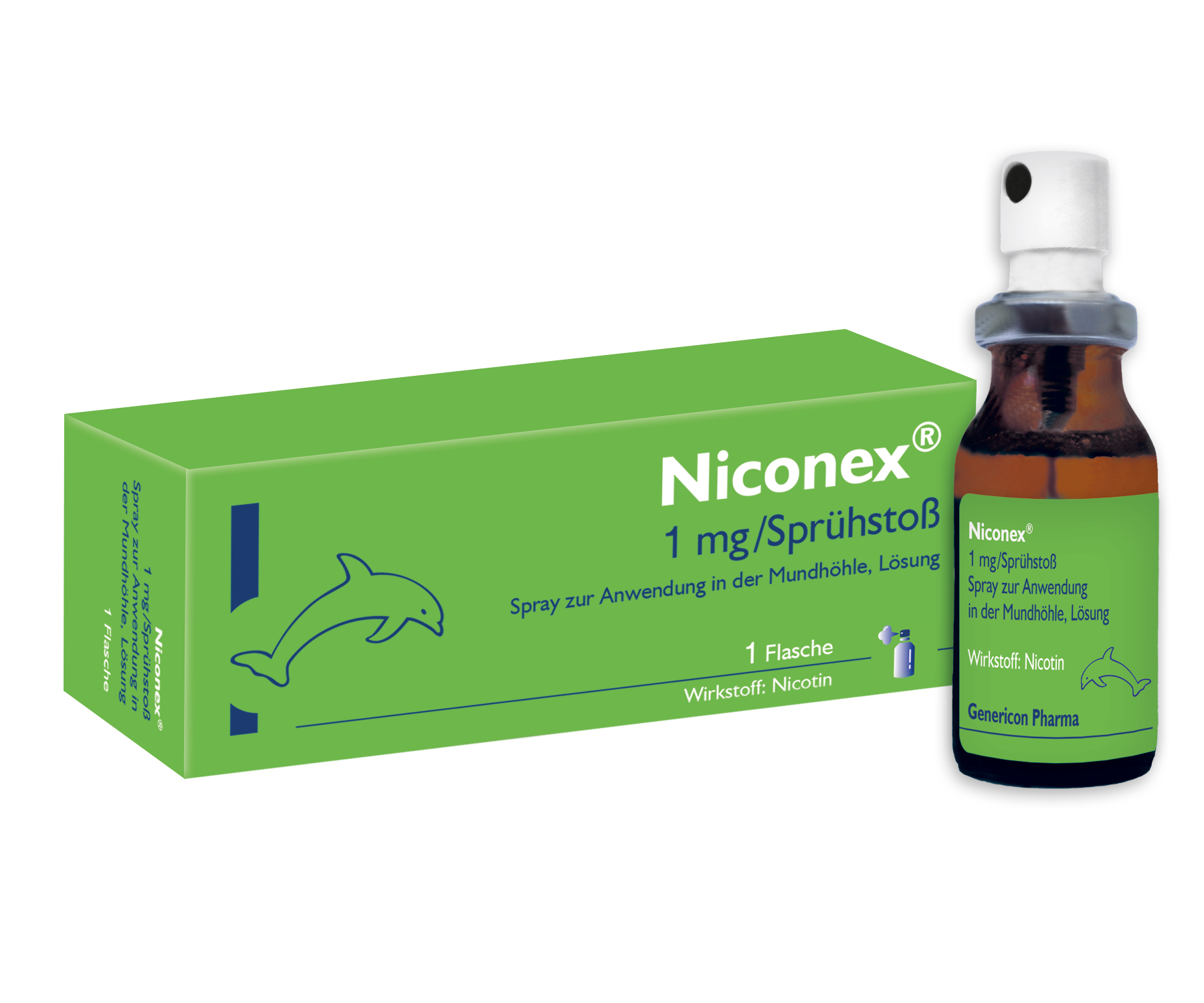 Niconex Spray Nicotinersatz 1mg/Sprühstoss
