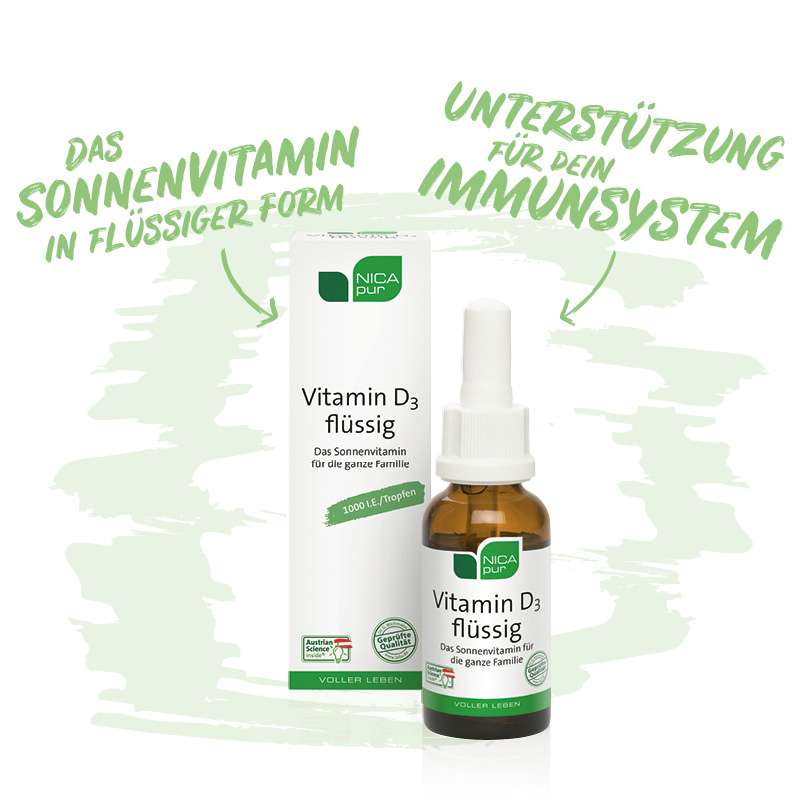Nicapur Vitamin D3 Tropfen 1000 IE
