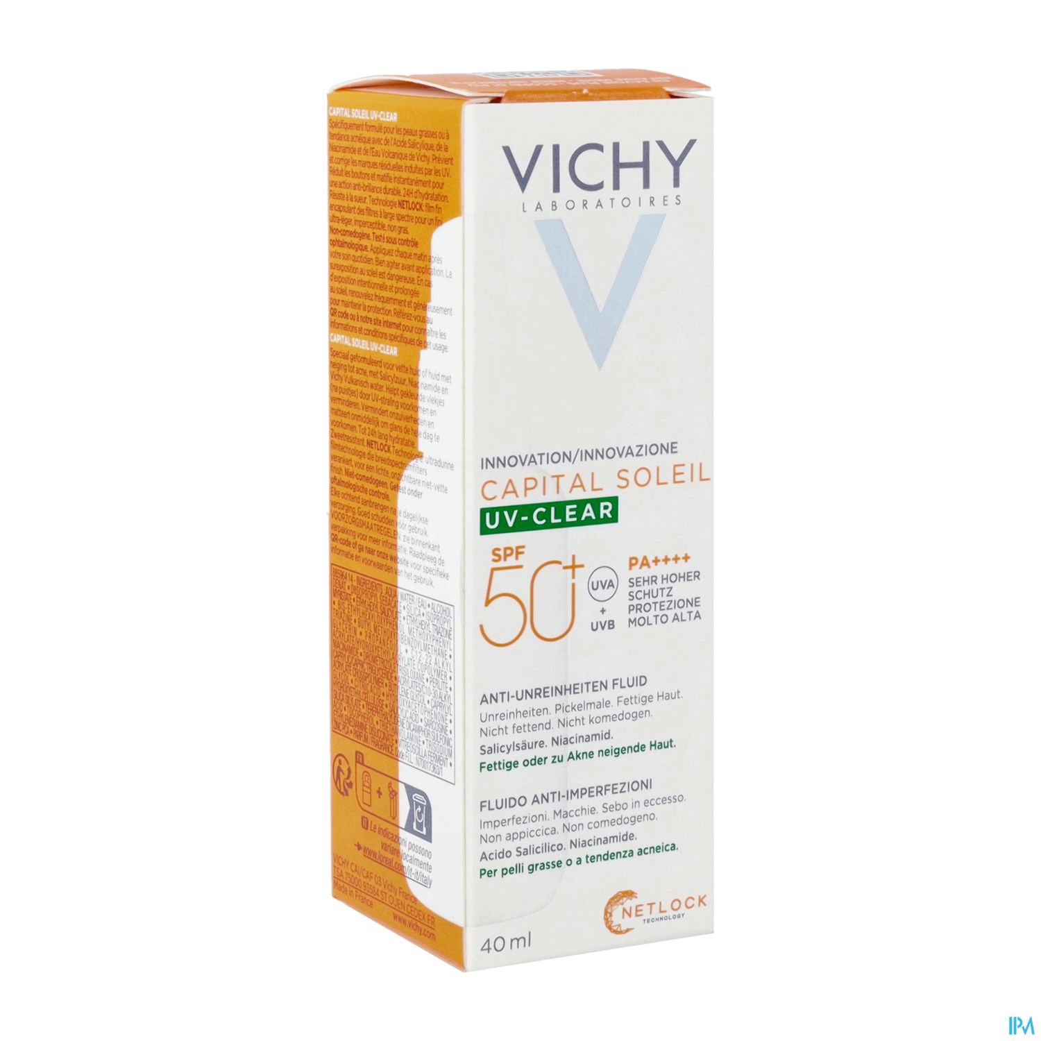 Sonnenprodukte Vichy/capital Soleil Uv-clear Lsf50+ 40ml