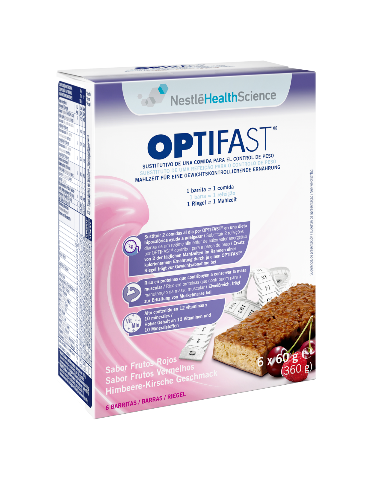 Optifast® Riegel Himbeere-Kirsche