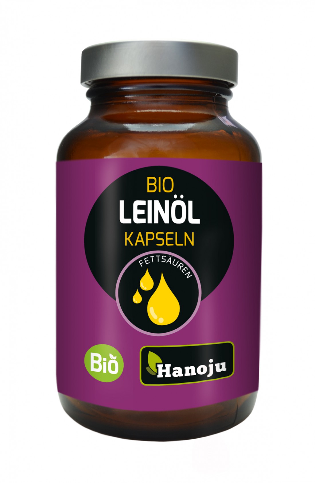 Bio Leinöl Kapseln Hanoju