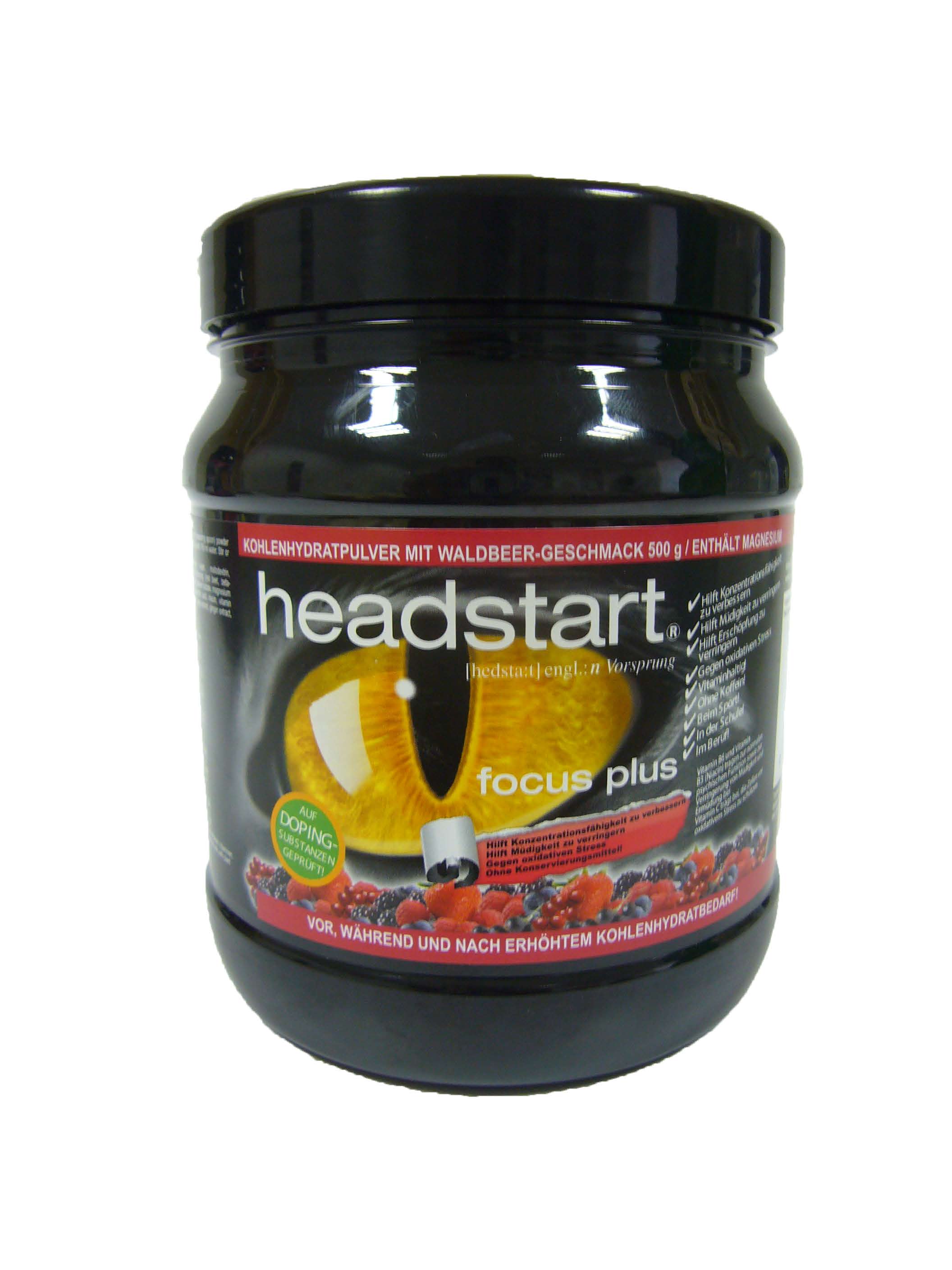 headstart focus plus Getränkepulver Waldbeere