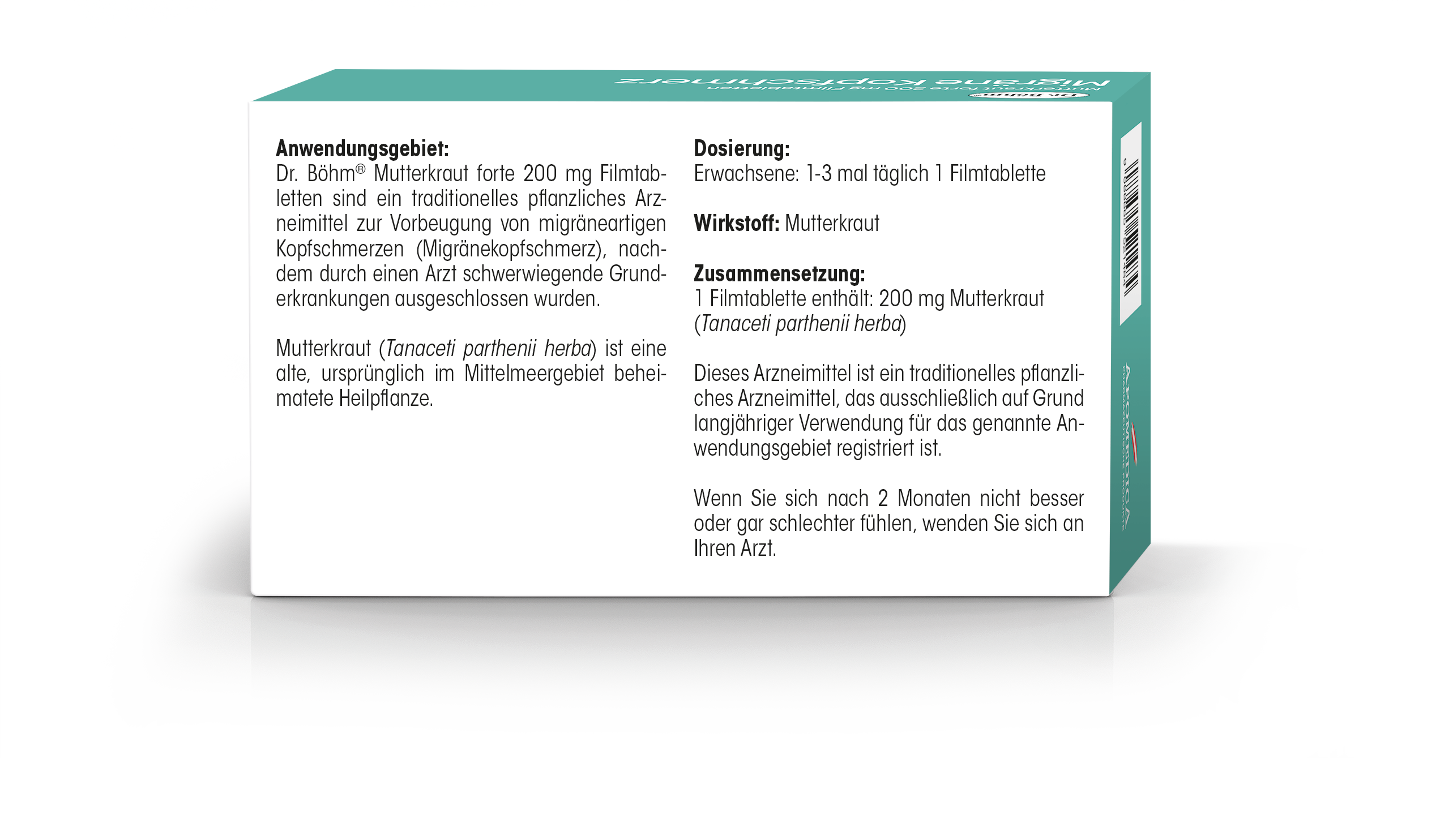 Dr. Böhm Mutterkraut Forte Filmtabletten 200mg