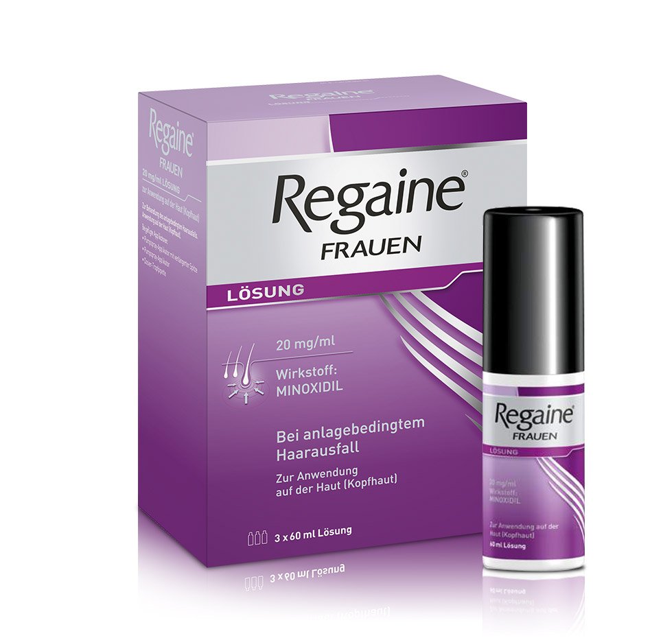 Regaine 2% Lösung für die Kopfhaut