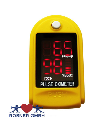 Rosner Fingeroximeter mit LED Anzeige & Tasche