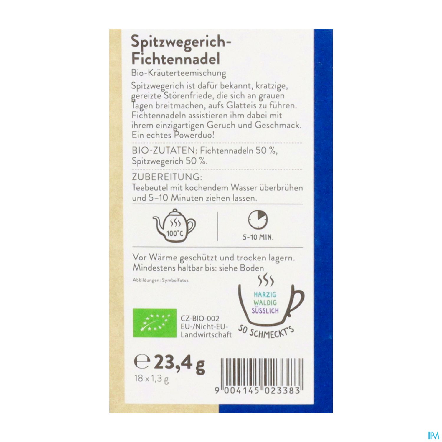 Sonnentor Aufgussbeutel/bio Spitzwegerich -fichtennadel 02338 18st