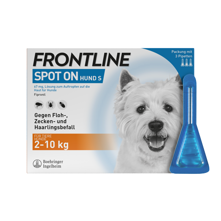 Frontline Spot-on für kleine Hunde