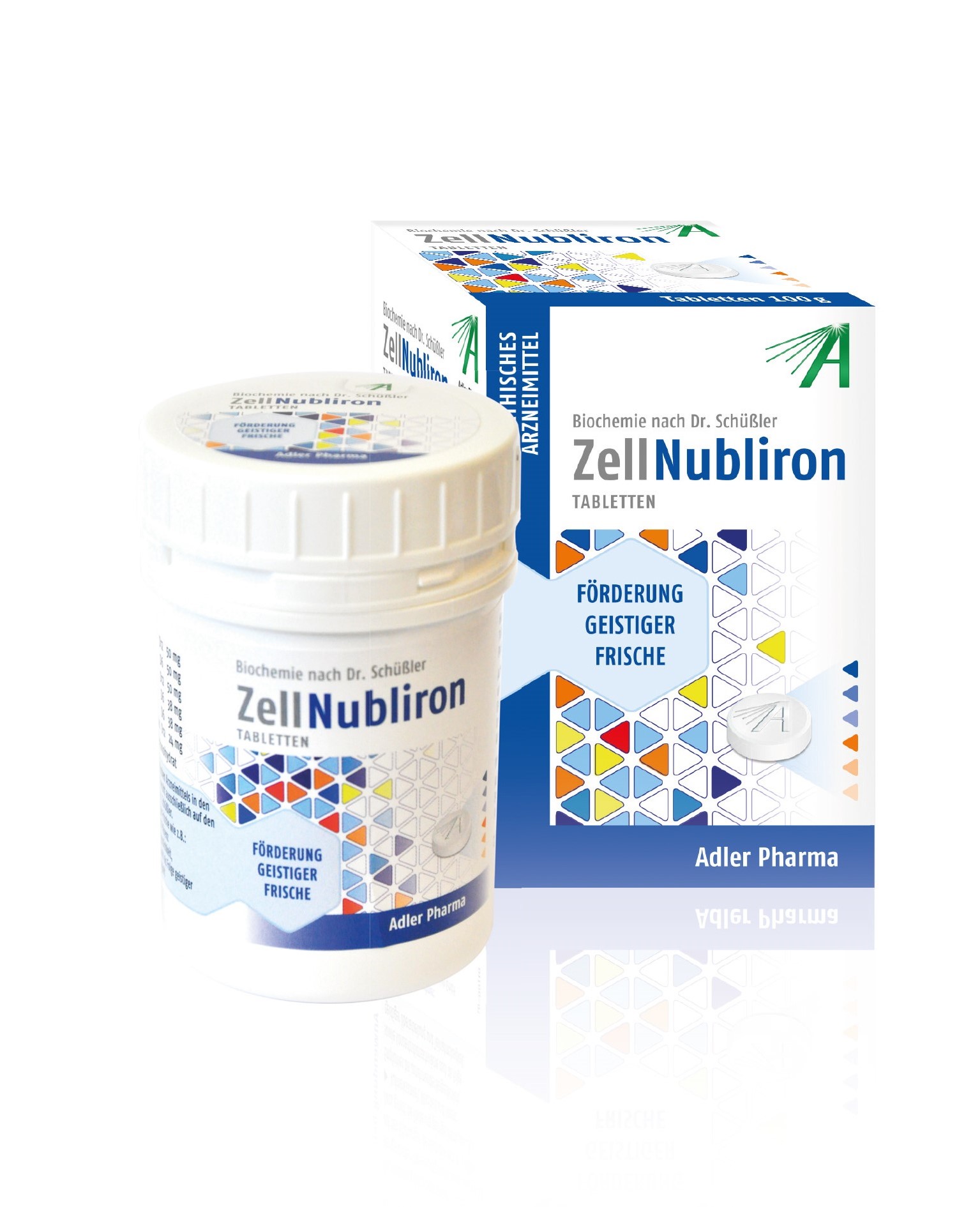BIOCHEMIE NACH DR.SCHUESSLER ZELL NUBLIRON TABL-ADLER
