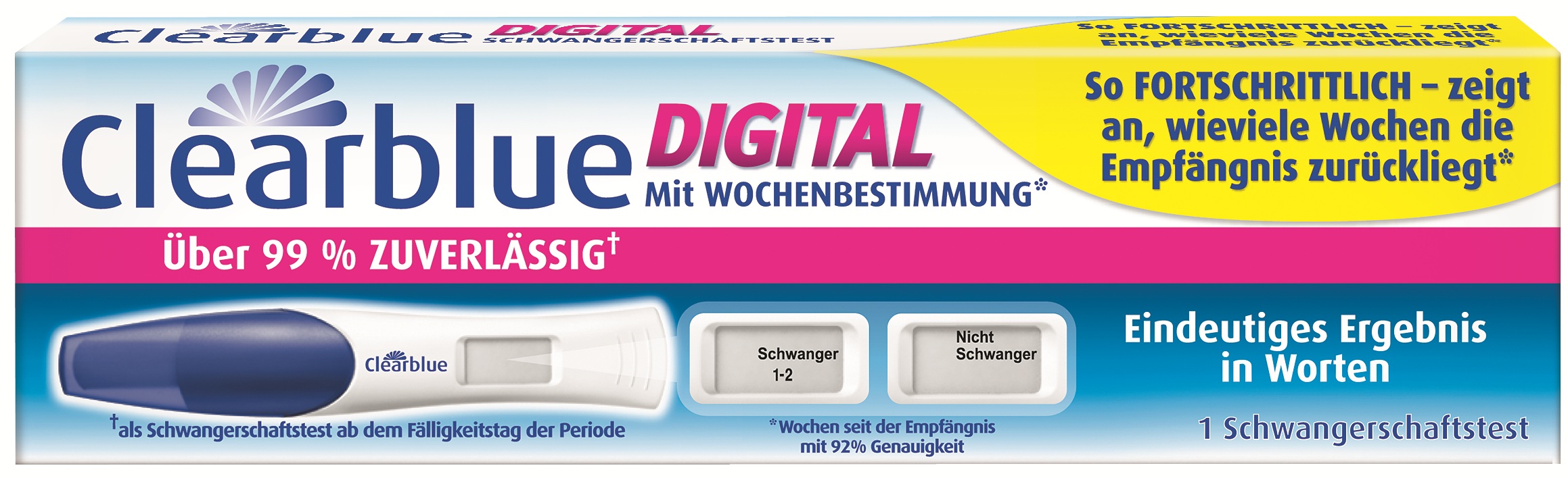 Clearblue DIGITAL Schwangerschaftstest