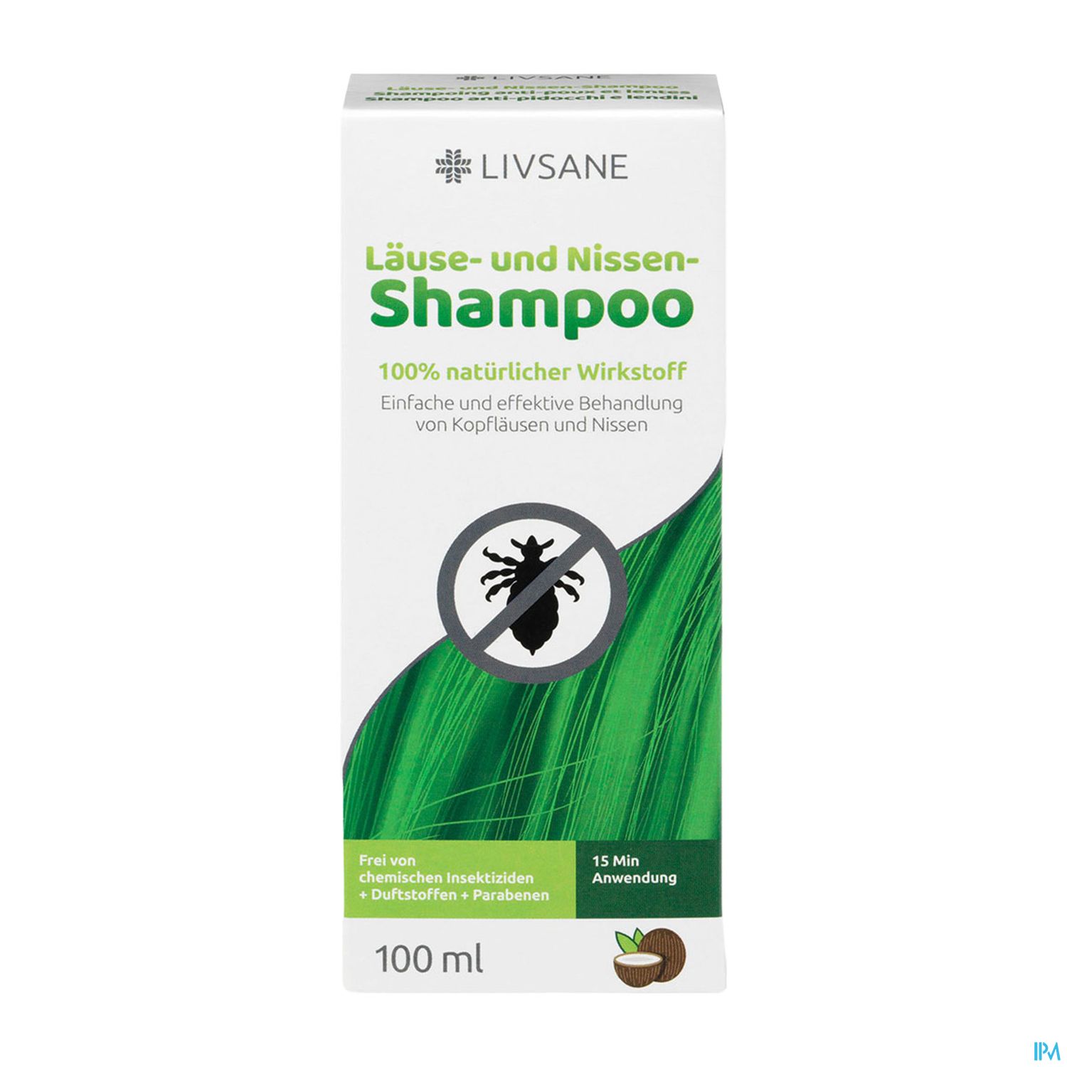 Shampoon Livsane Laeuse +nissen Natürlich 100ml