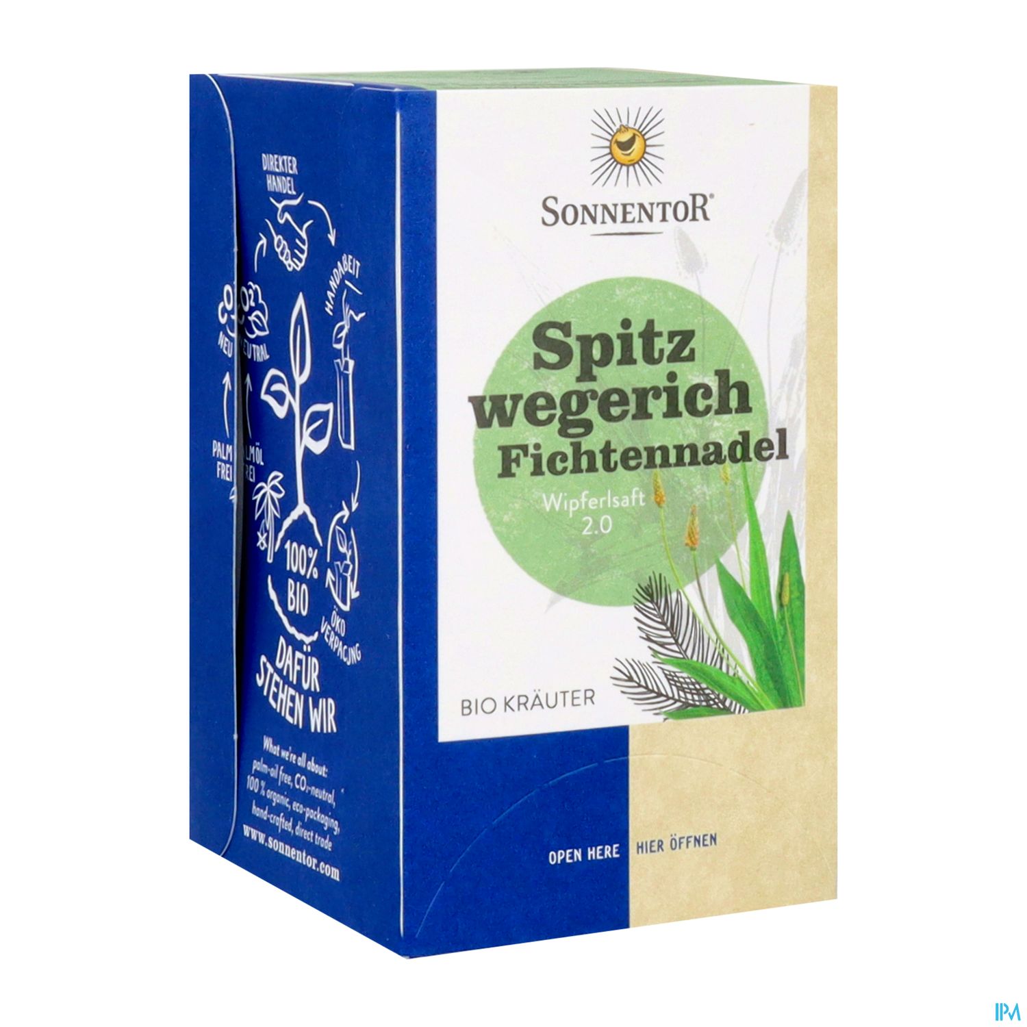 Sonnentor Aufgussbeutel/bio Spitzwegerich -fichtennadel 02338 18st