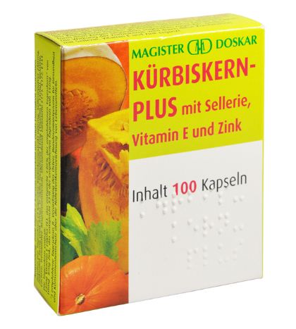 Doskar Kürbiskern plus 100 Kapseln