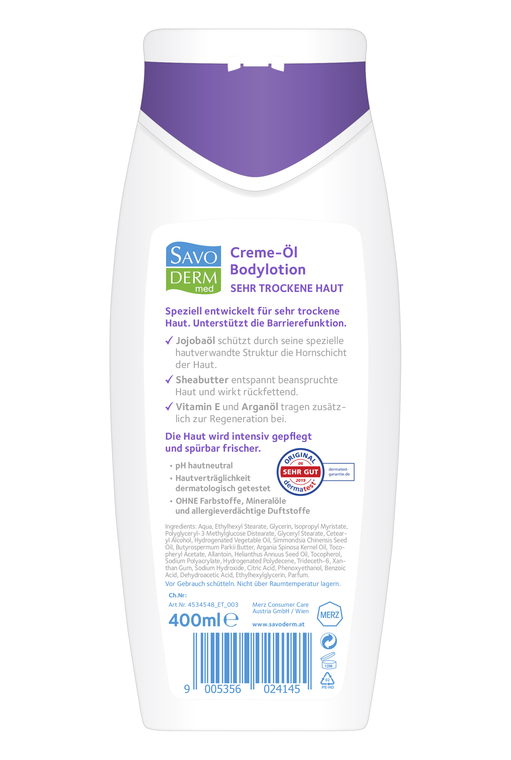 SAVODERM MED Creme Öl Bodylotion