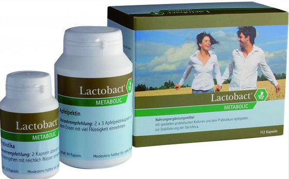 Lactobact METABOLIC Probiotika + Apfelpektin