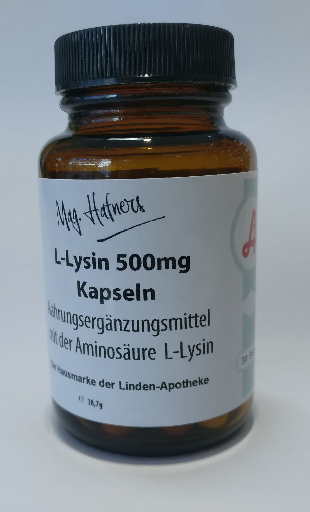 Mag. Hafners L-Lysin 500mg  Kapseln