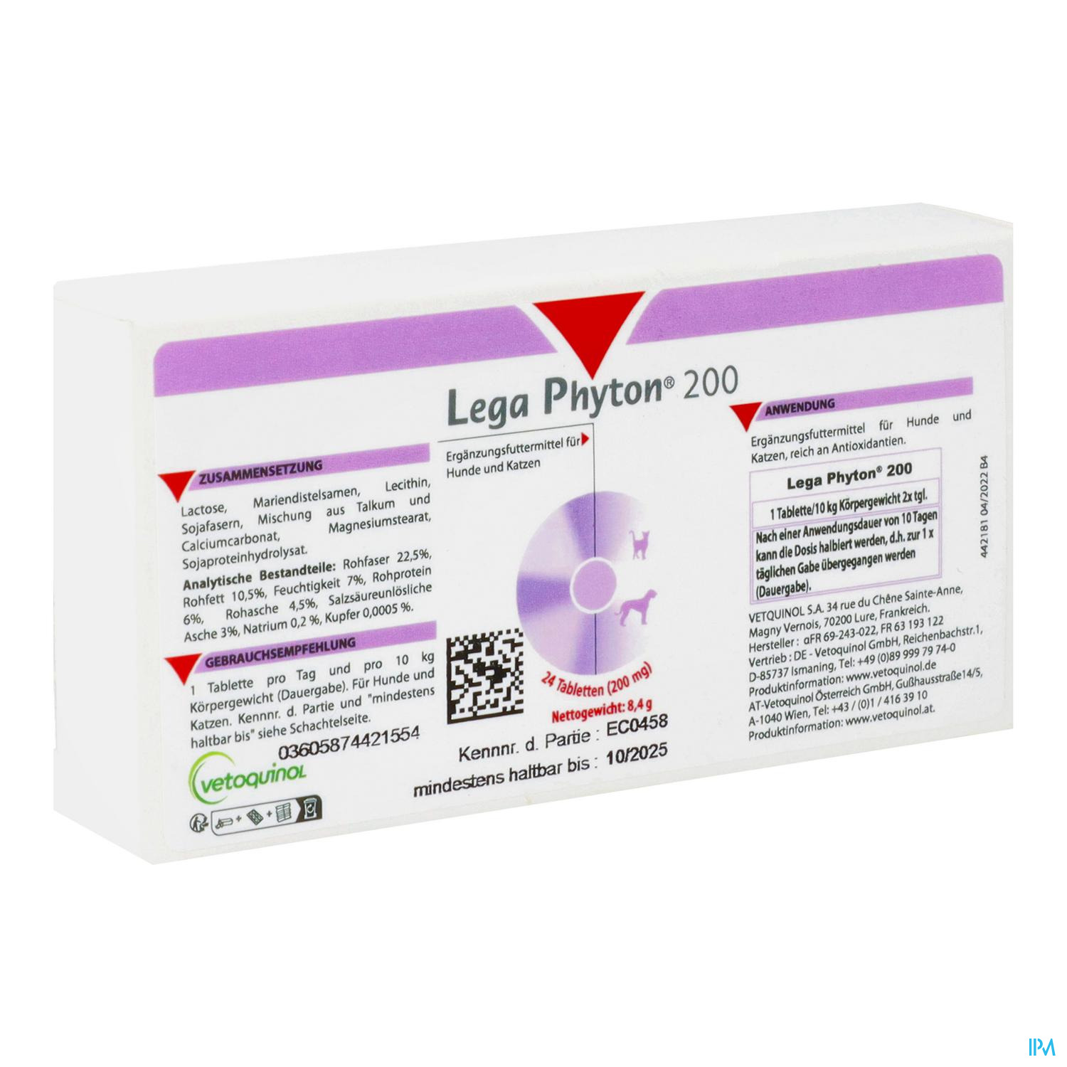 Legaphyton Veterinär Tabletten 200