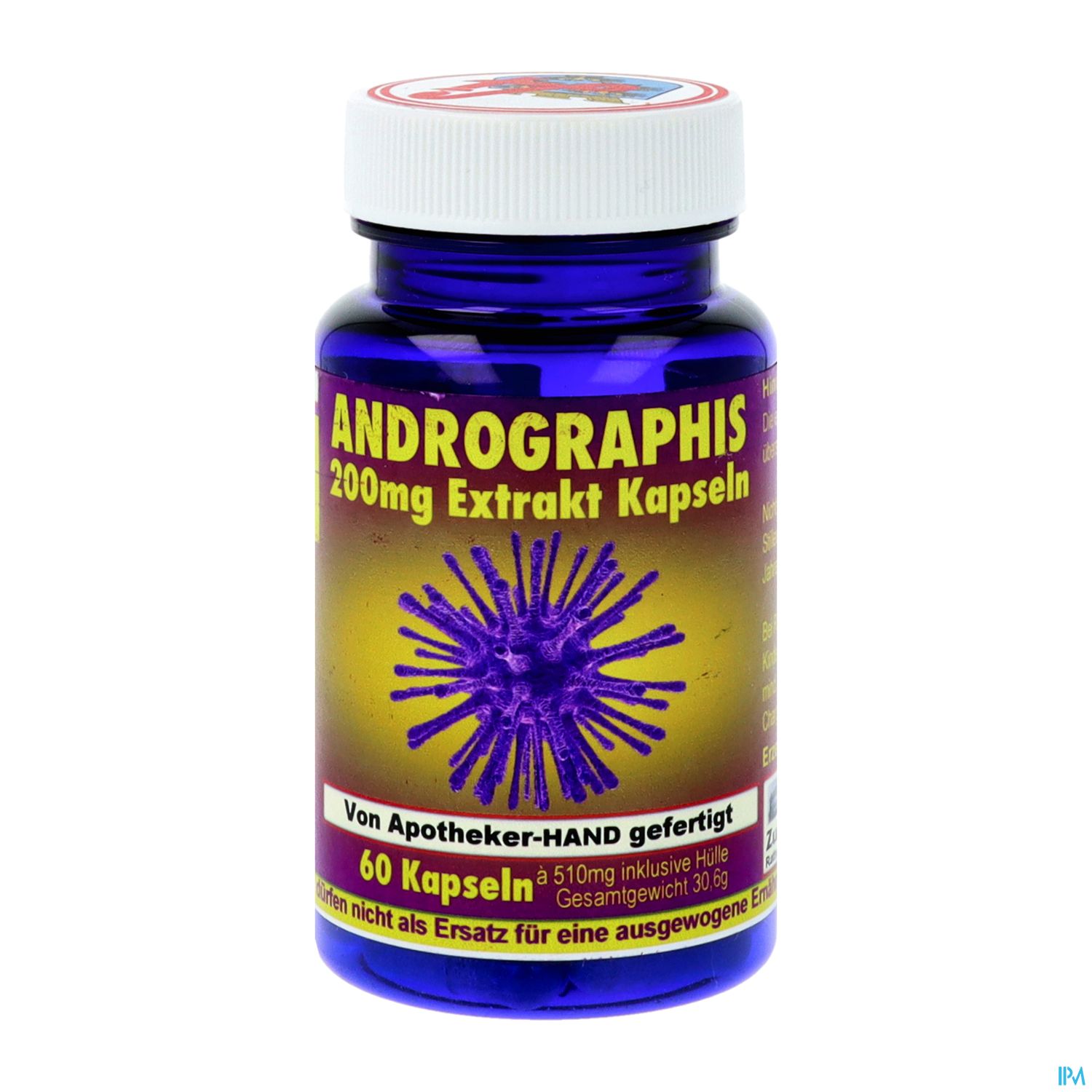 Andrographis Kapseln Extrakt 200mg -apo Drei- Faltigkeit 60st
