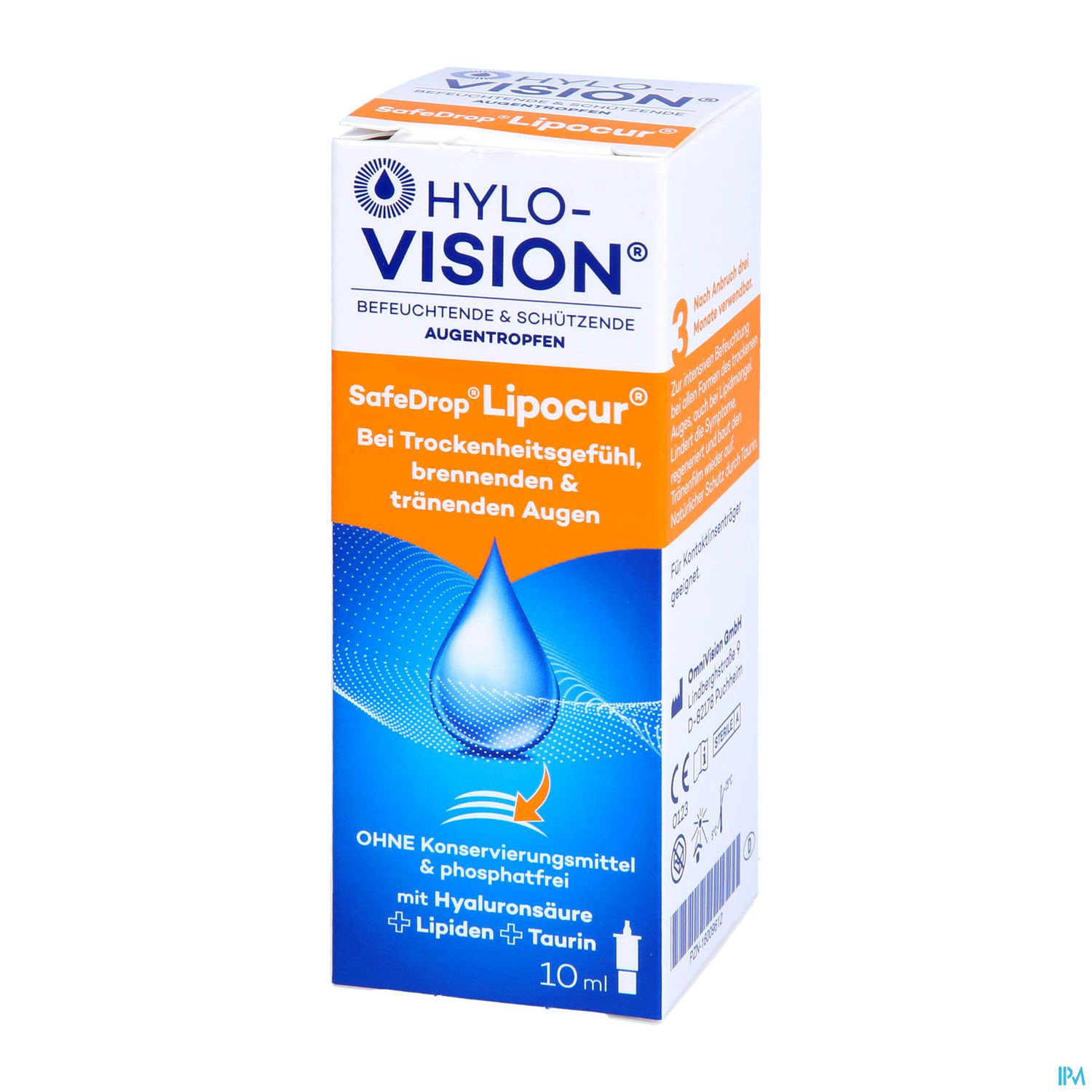 Augentropfen Hylo-vision Safe Drop Lipocur 10ml 1st