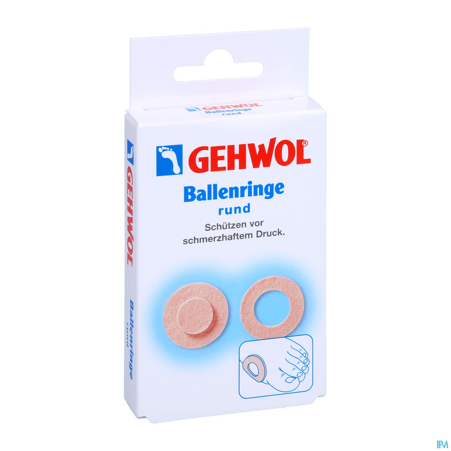 Gehwol Ballenringe Rund Nr 64153 6st