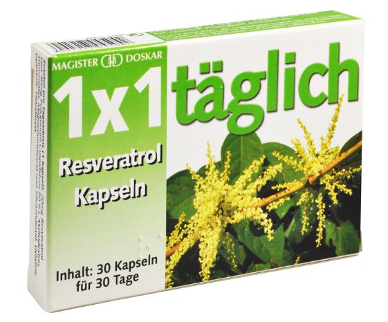 Doskar Resveratrol 1x1 täglich